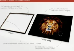 Keilrahmenbild ABSTRACT ANIMAL