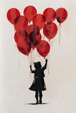 Keilrahmenbild BALLON GIRL