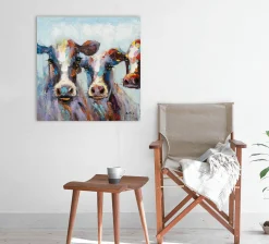 Keilrahmenbild BUNTE KÜHE