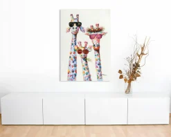 Keilrahmenbild GIRAFFEN