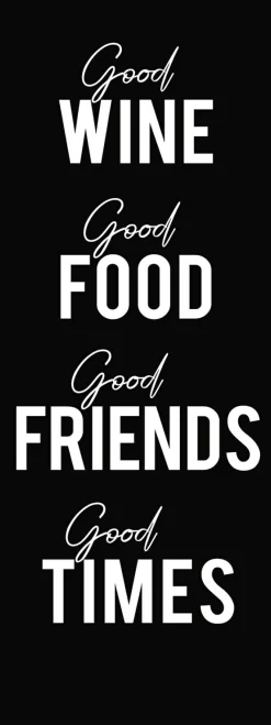 Keilrahmenbild GOOD WINE