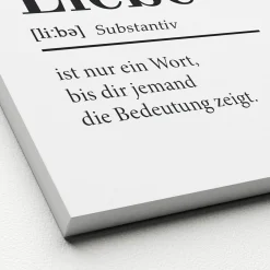 Keilrahmenbild LIEBE