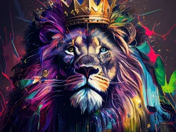 Keilrahmenbild LION KING II