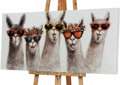 Keilrahmenbild TRENDIGE LAMAS