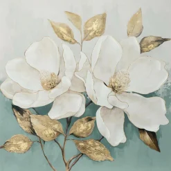 Keilrahmenbild WHITE FLOWERS