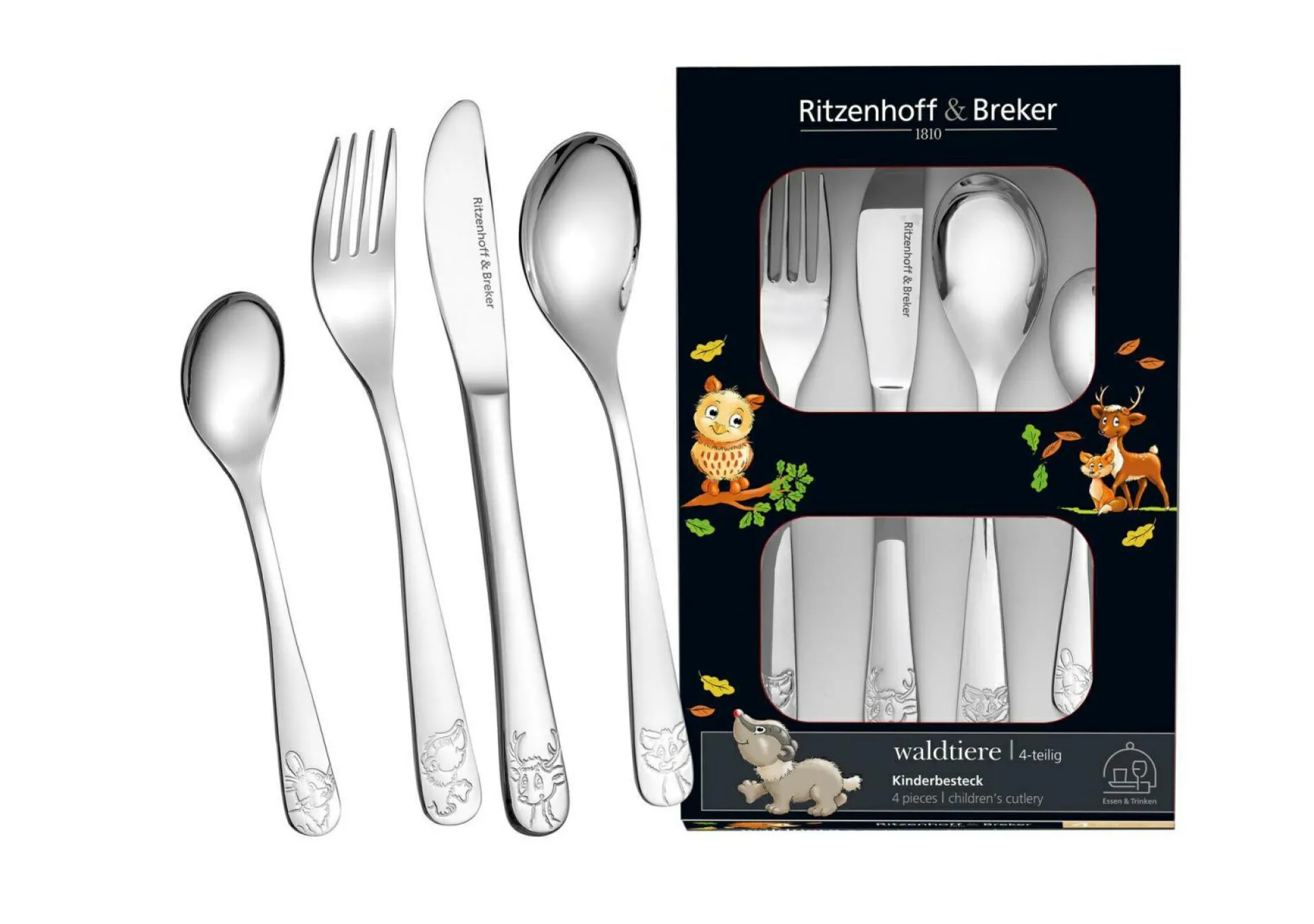 Kinderbesteck WALDTIERE