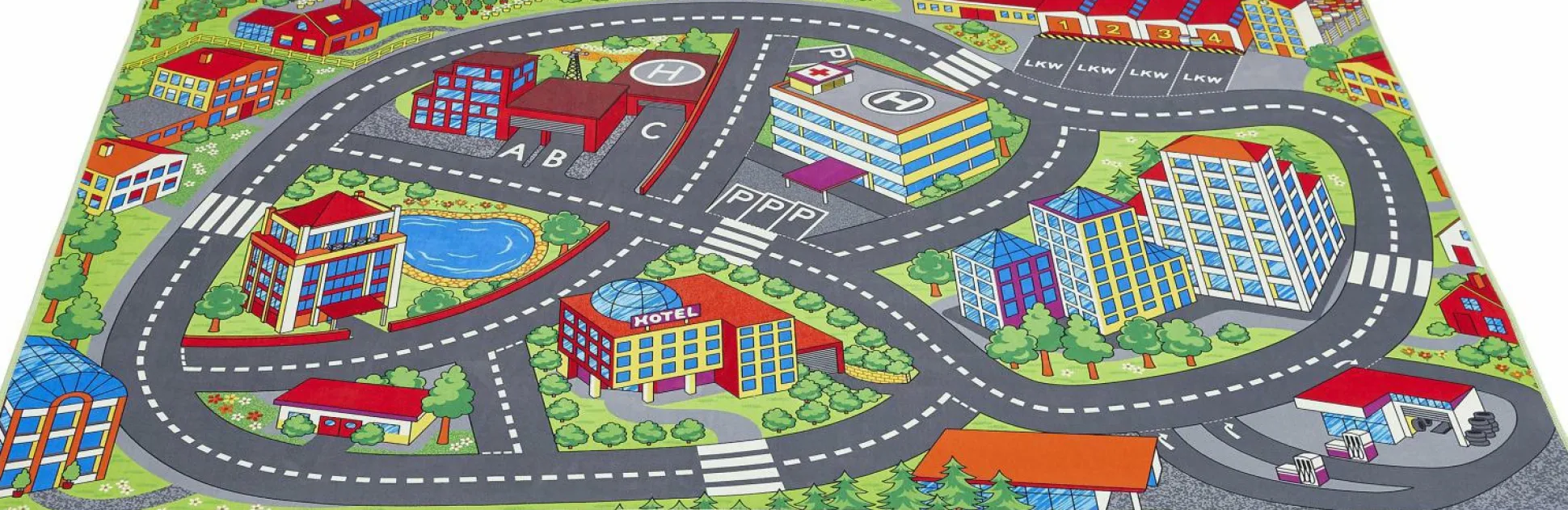 Kinderteppich SPIELSTAßE