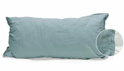 Kissenbezug Renforcé grau-grün