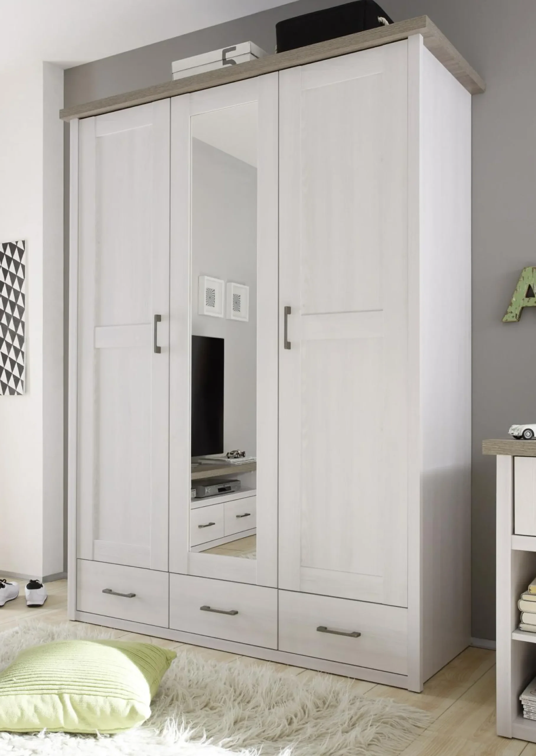 Kleiderschrank 3-trg. Luca