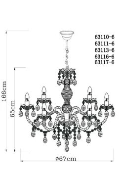 Kronleuchter CUIMBRA I