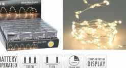 Lichterkette SILBERDRAHT LED