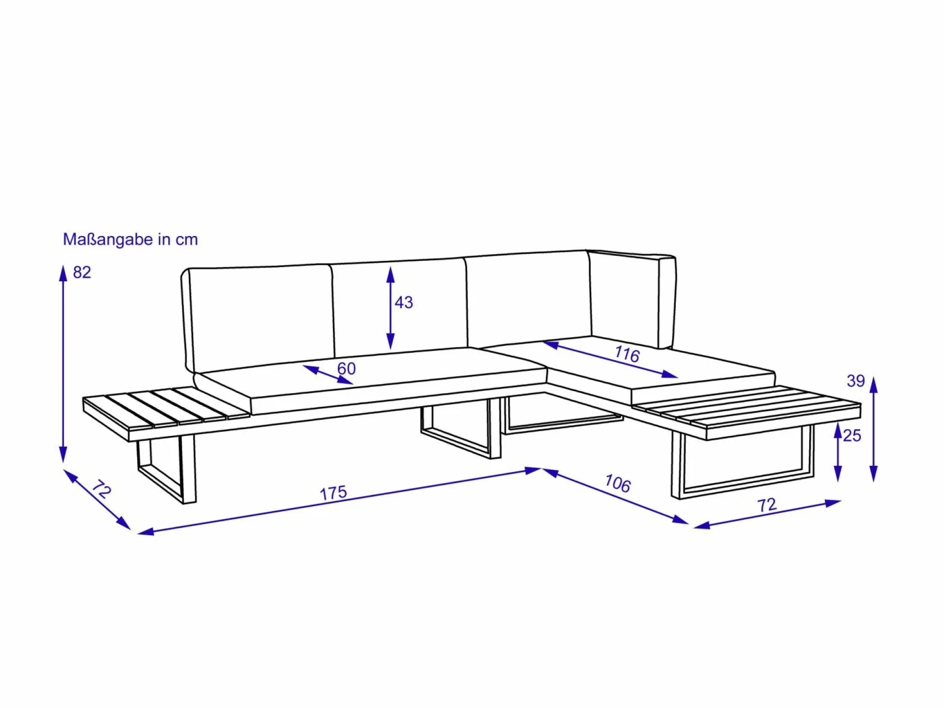 Loungeecke Outdoor Dubai