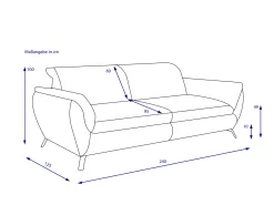 Megasofa LIVIN STRESA
