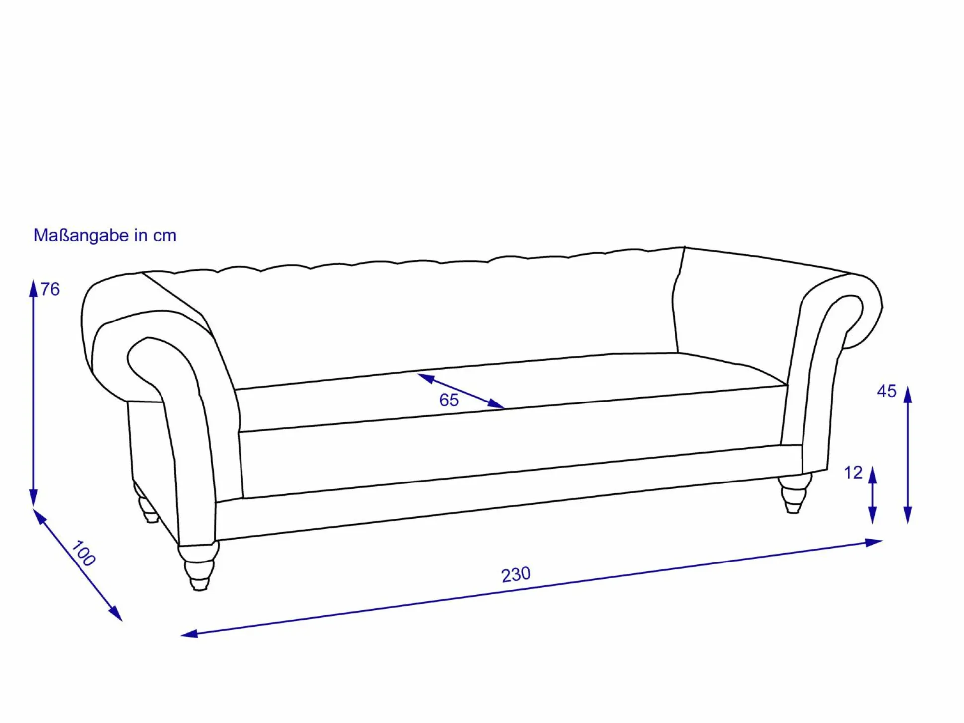 Megasofa SANSIBAR LUND