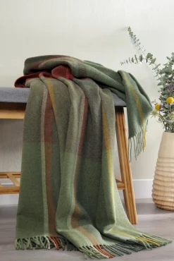 Plaid CASHMERE grün