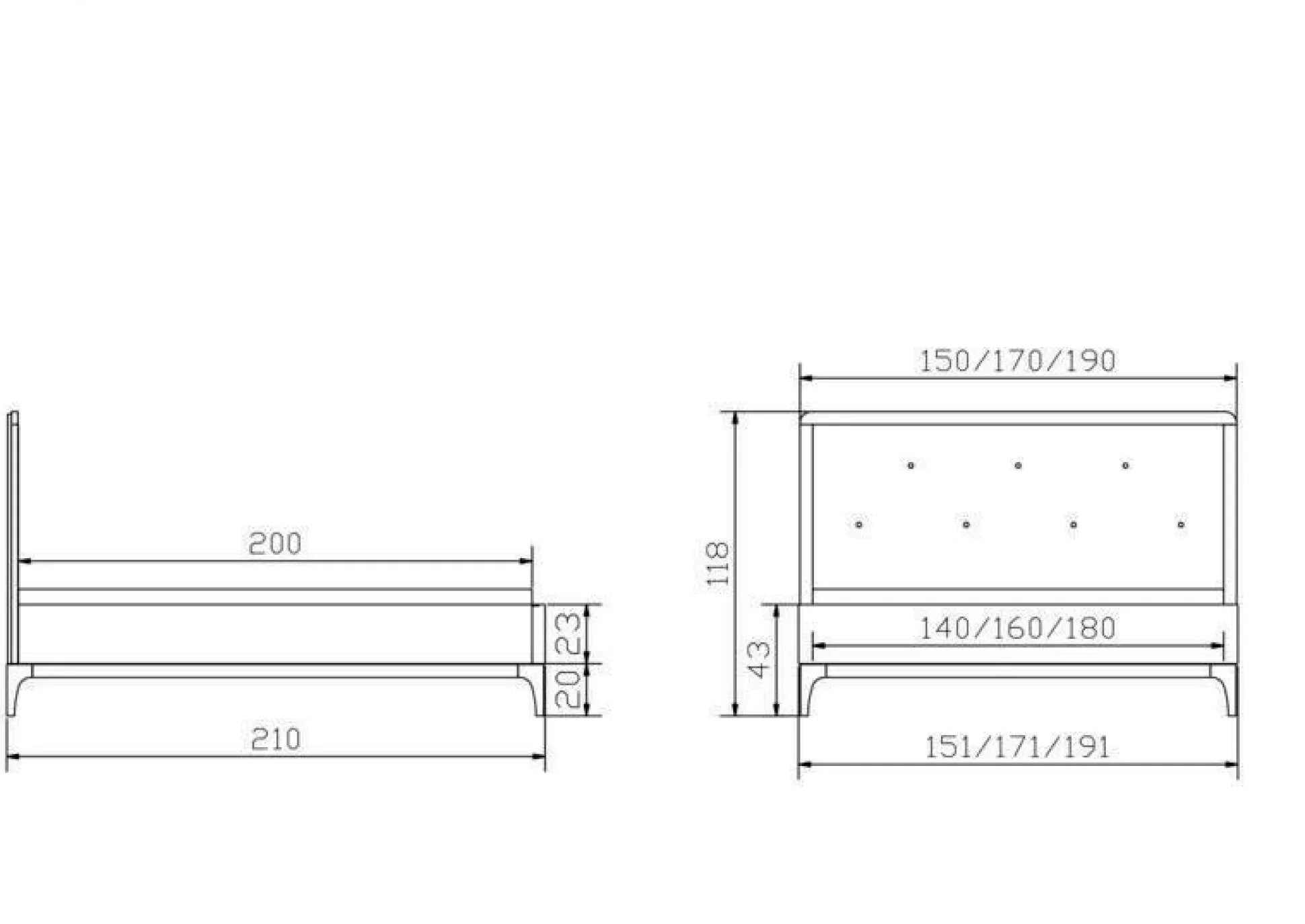 Polsterbett HASENA SILENTO