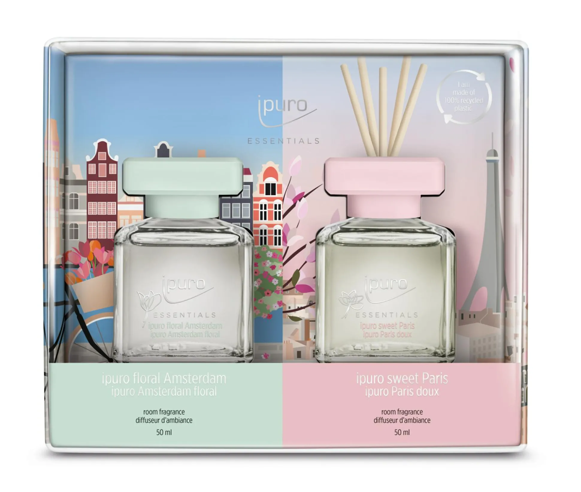 Raumduft-Set ipuro PARIS & AMSTERDAM