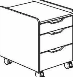 Rollcontainer 3S PAIDI