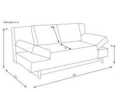Schlafsofa Elastoform REBECCA