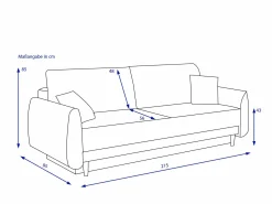 Schlafsofa STEPHANIE