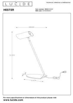 Schreibtischleuchte HESTER