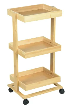 Servierwagen mit 3 Tabletts