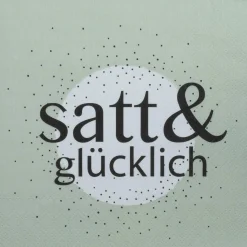 Servietten SATT & GLÜCKLICH