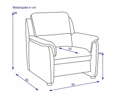Sessel SYSTEMPOLSTER + Hocker Pino