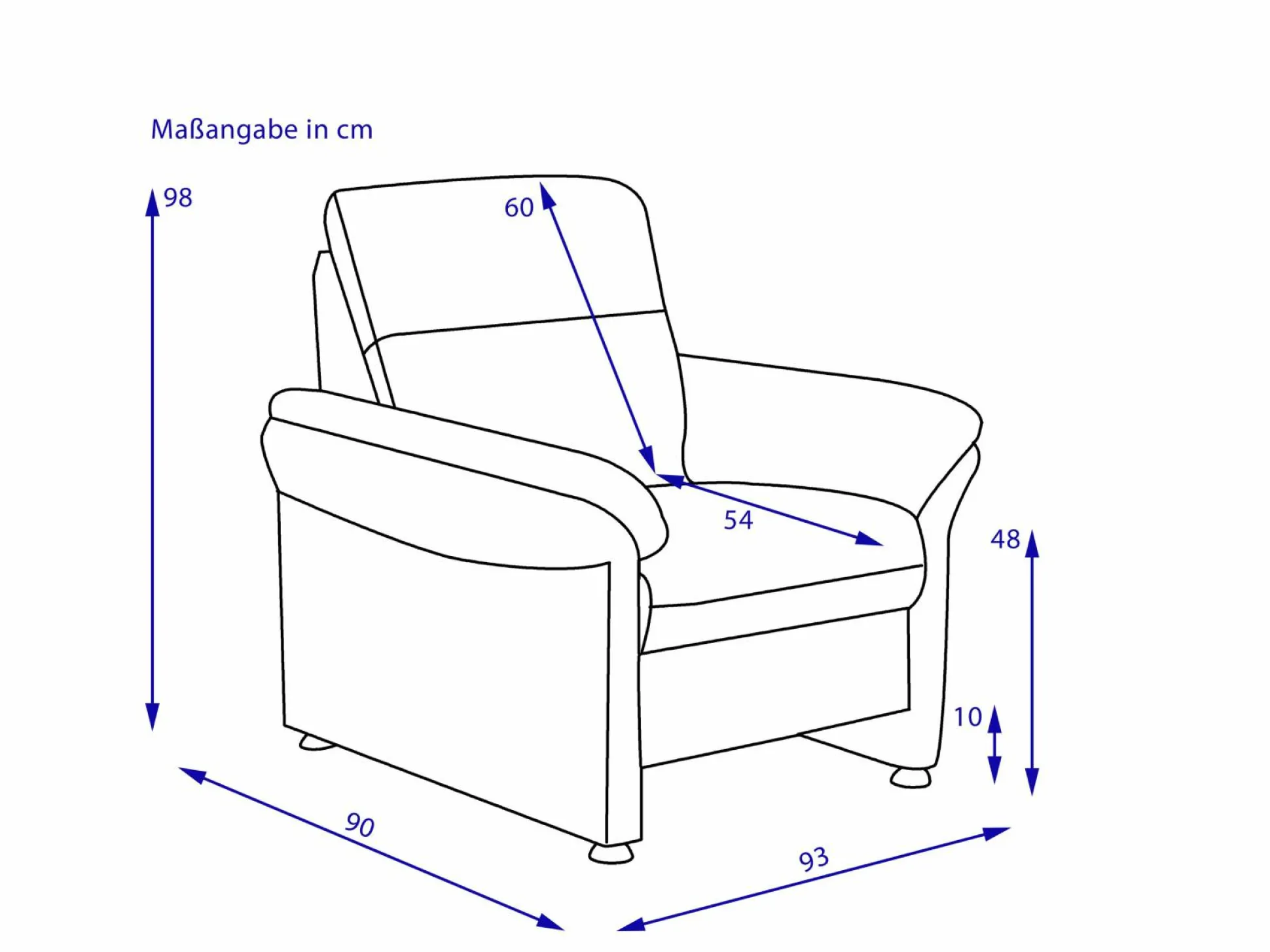 Sessel SYSTEMPOLSTER PEDRO