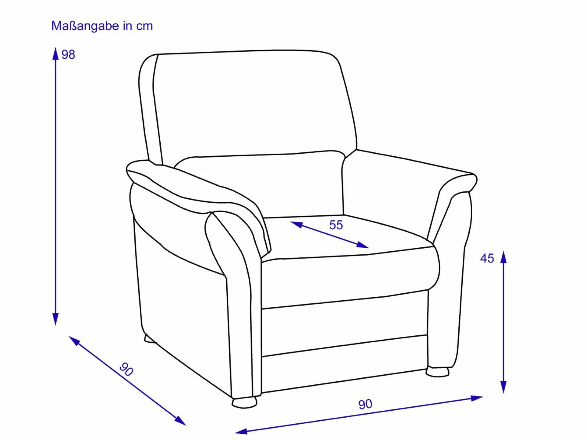 Sessel SYSTEMPOLSTER PIERRE