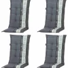 Sesselauflage hoch 4er-Set