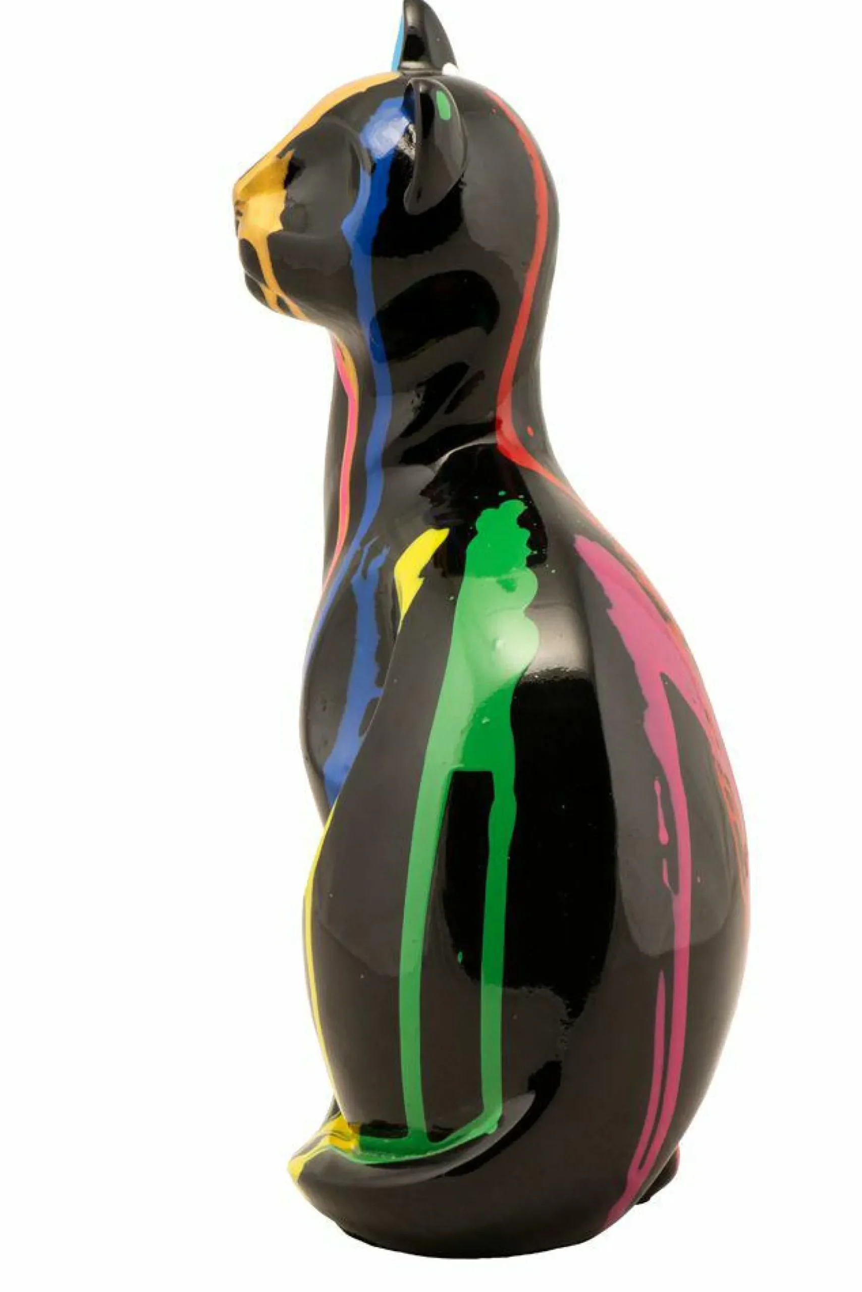 Skulptur BUNTE KATZE II