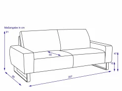 Sofa 3 Sitzer IMANI