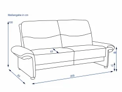 Sofa 3 Sitzer MONDO RECITA