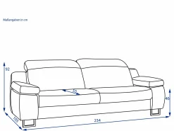 Sofa 3 Sitzer Rolf Weber HAGEN