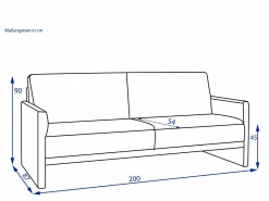 Sofabank ROLF BENZ CARA