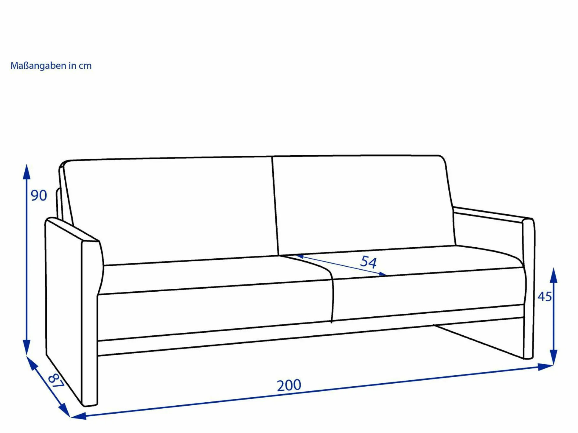 Sofabank ROLF BENZ CARA