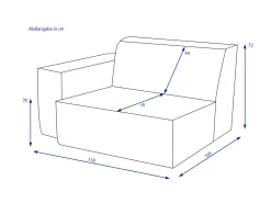 Sofaelement CROSWELL