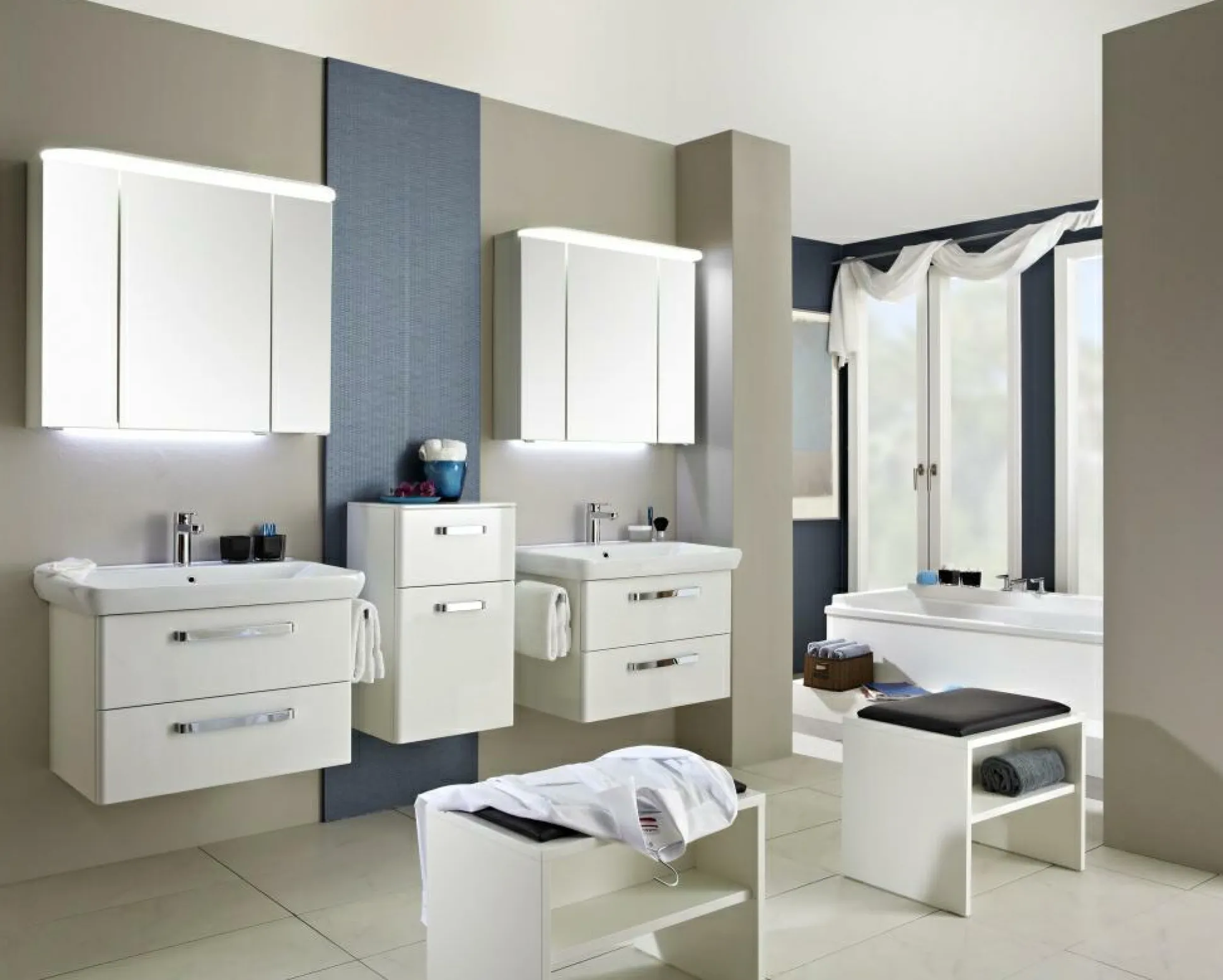 Spiegelschrank Aquarell PRAG