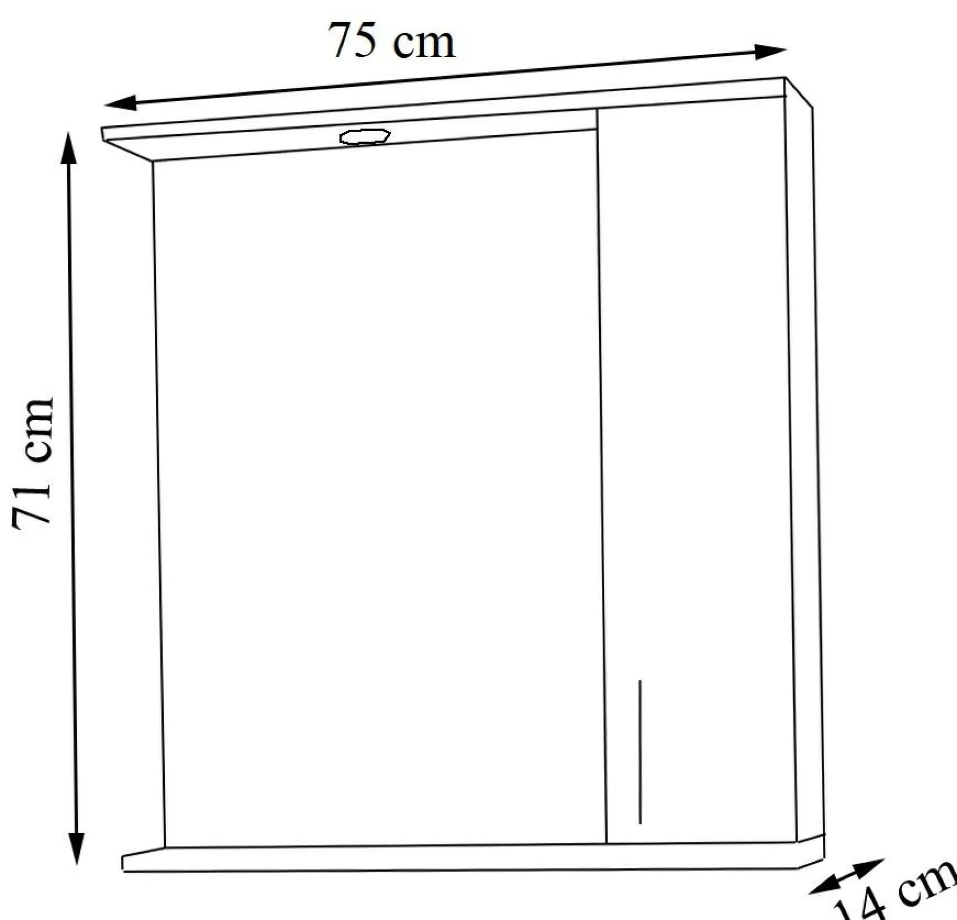 Spiegelschrank LISALO