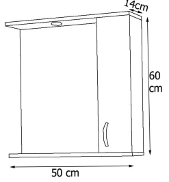 Spiegelschrank LISALO