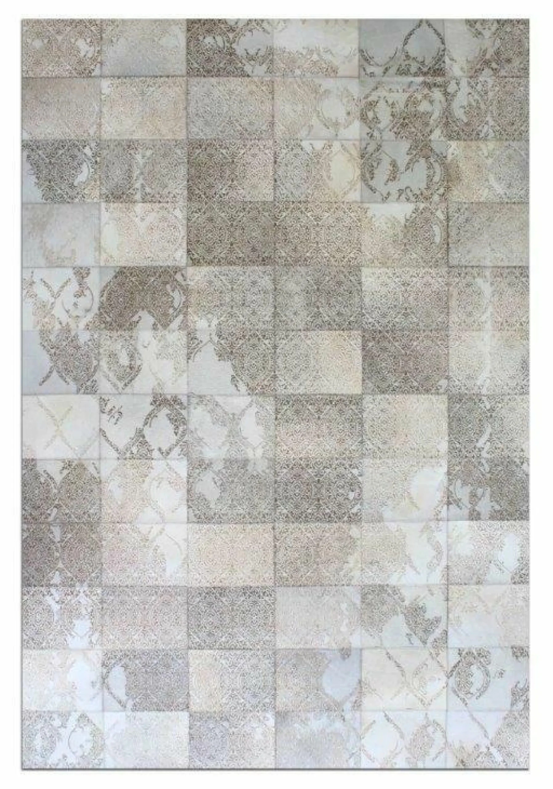 Teppich Ava Leder beige