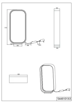 Tischleuchte CINQUE CIZIONE