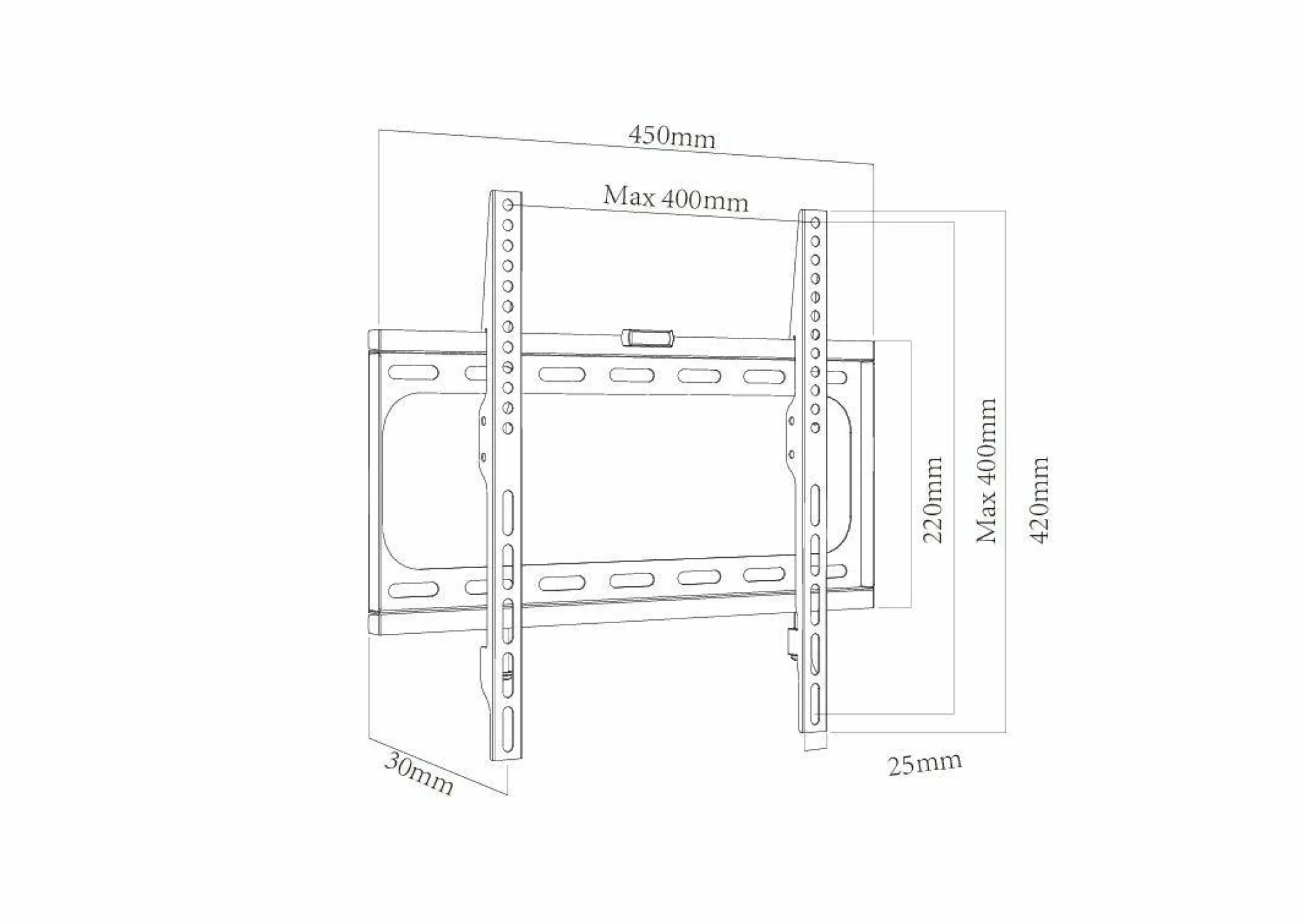 Wandhalterung B-FX 400