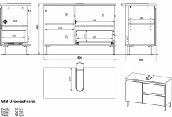 Waschbeckenunterschrank