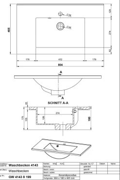 Waschbeckenunterschrank VASIO