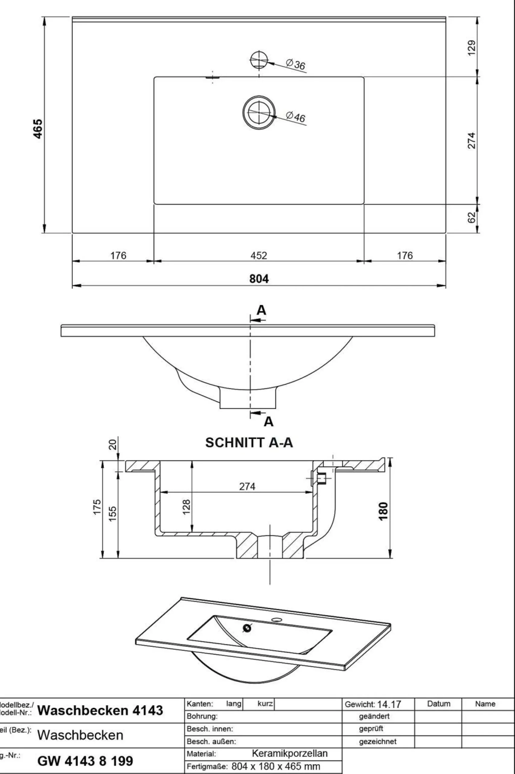 Waschbeckenunterschrank VASIO