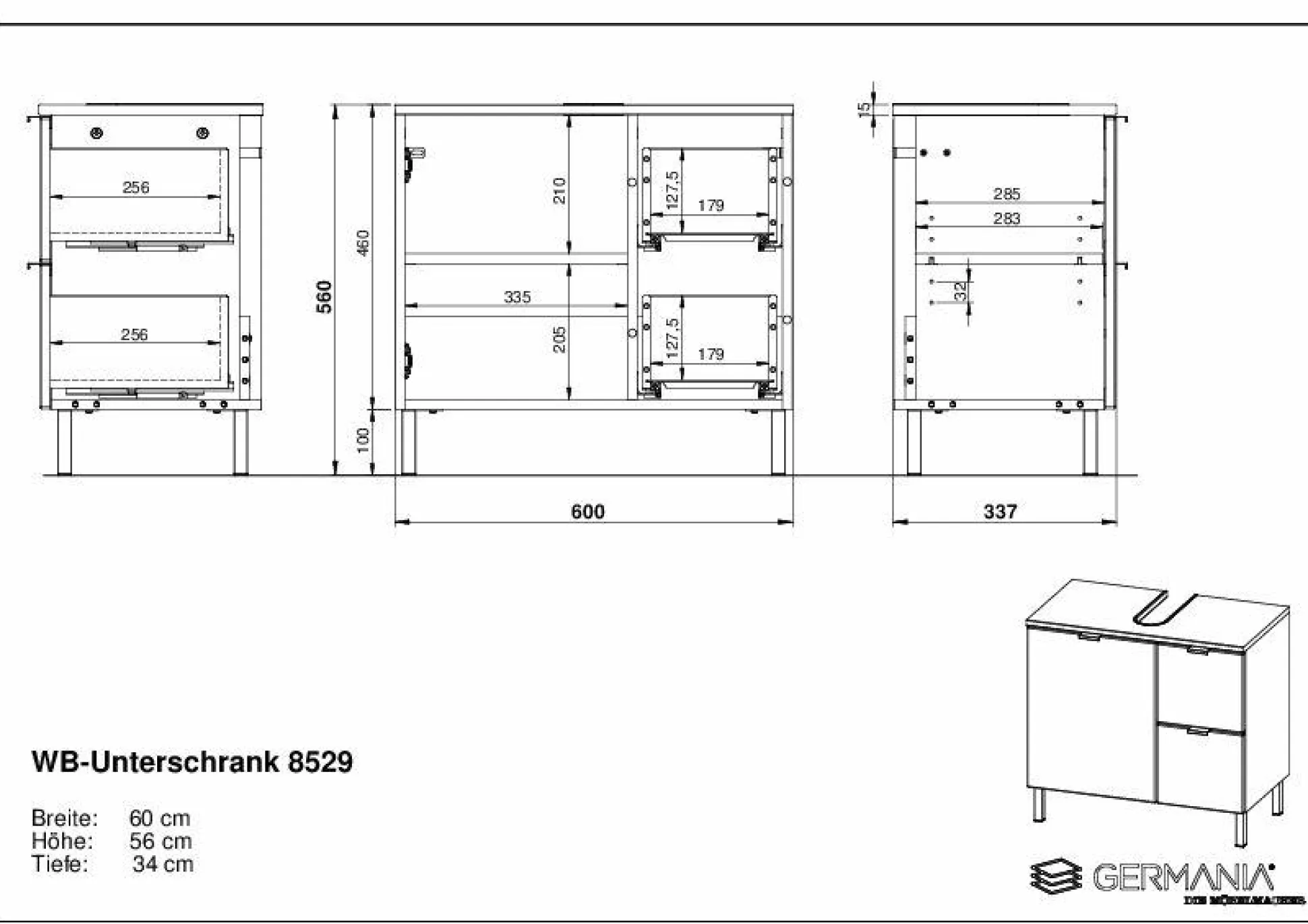 WB-Unterschrank MAURESA