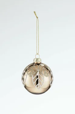 Weihnachtskugel gold