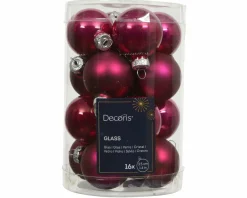 Weihnachtskugel-Box FESTLICH ROSA